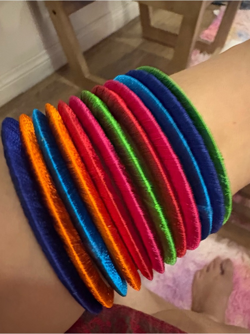Cotton thread bangles